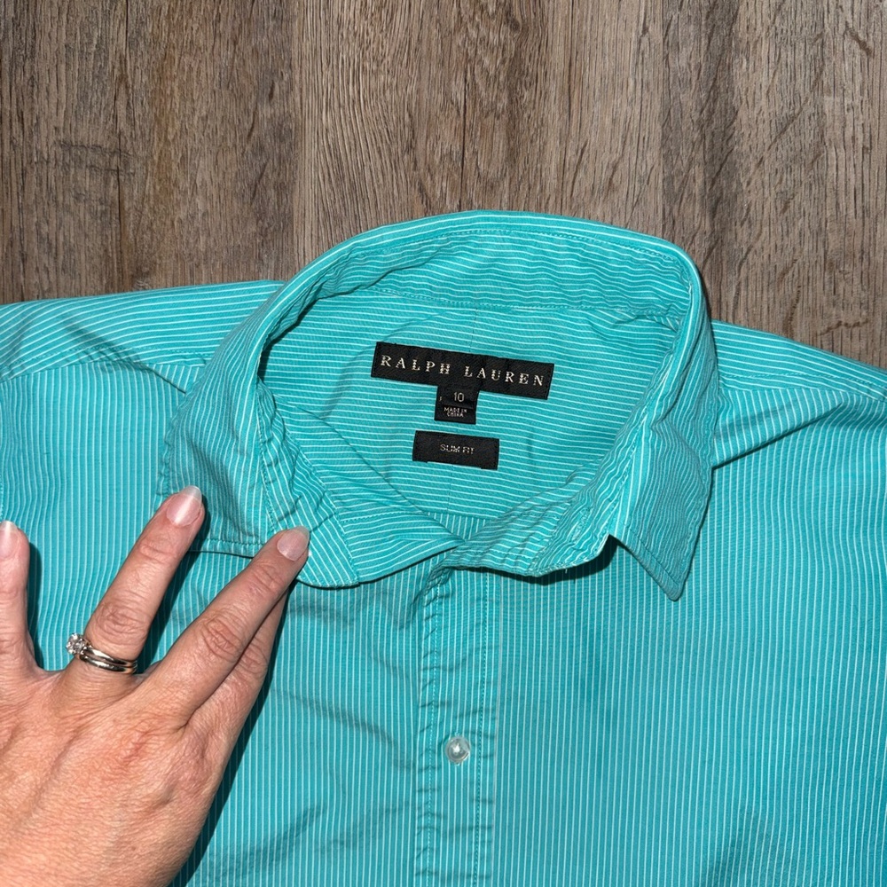Ralph Lauren Black Label • Slim Fit Button Down Dress Shirt